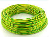 FIL DE CABLAGE RIGIDE H07 VU 2.5MM² VERT JAUNE